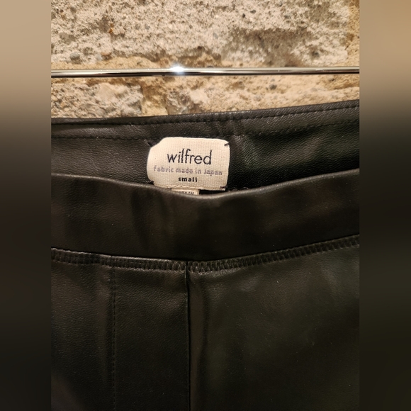 Wilfred faux leather leggings. Size small. - Picture 4 of 4